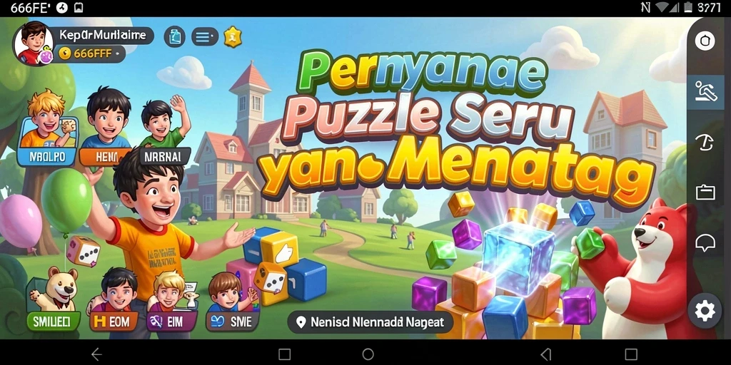 Tampilan gameplay 666FF dengan teka-teki yang menarik dan menantang.