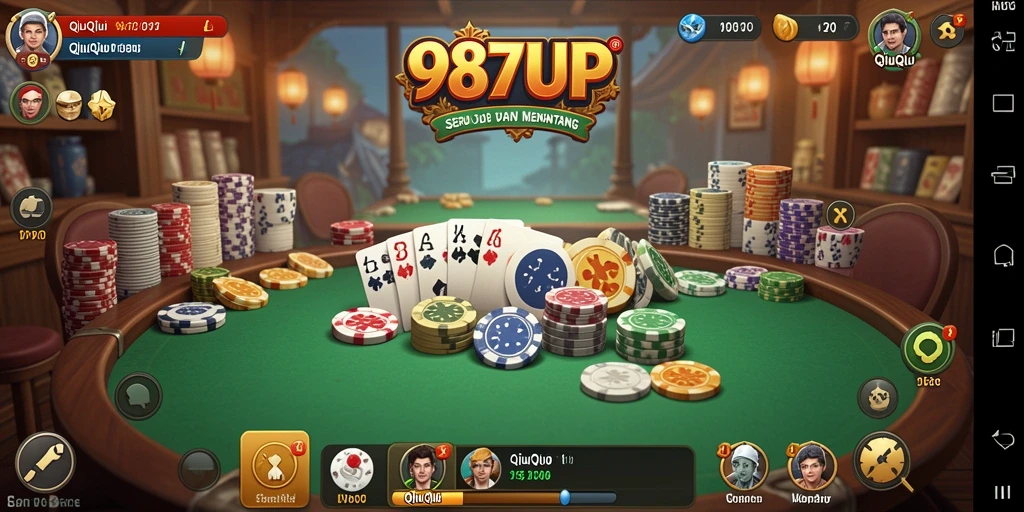 Screenshot gameplay QiuQiu yang menarik dan seru.