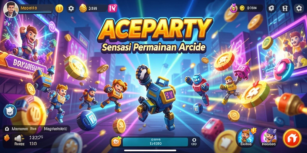 Tangkapan layar dari gameplay seru ACEPARTY yang penuh tantangan.