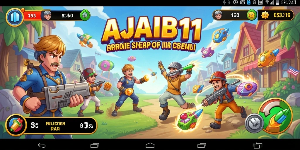 Tampilan gameplay AJAIB11 yang seru dan menantang.