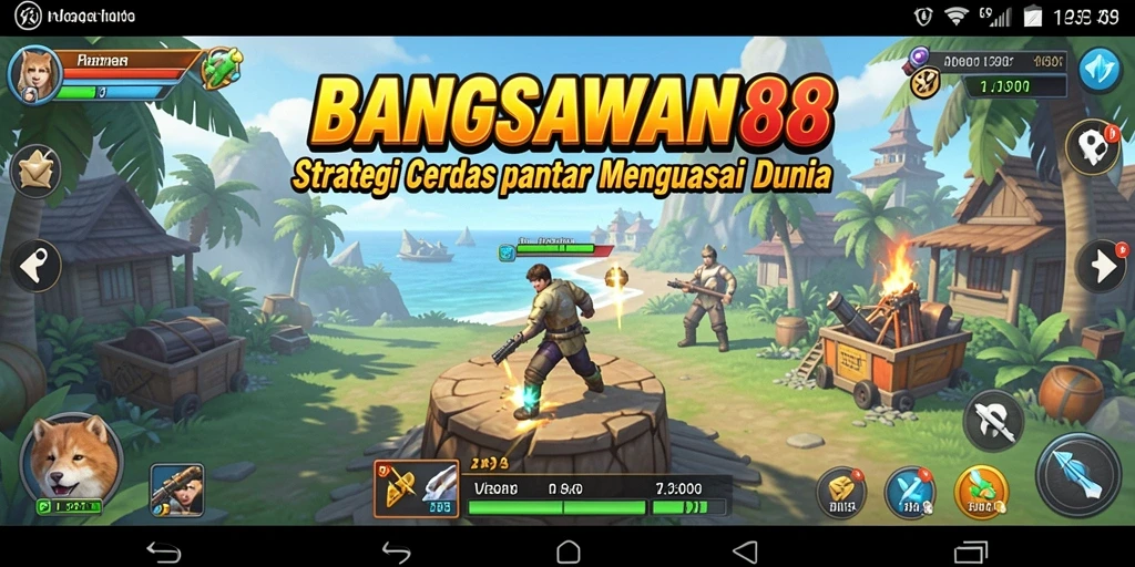 Tampilan menarik dari aksi pertempuran di BANGSAWAN88.