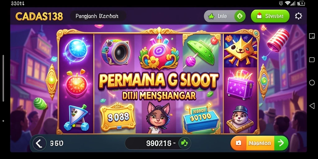 Tampilan menarik dari gameplay Slot CADAS138 yang memukau.