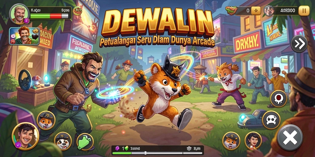 Tampilan permainan <strong>DEWALIN</strong> yang menarik dan menantang.