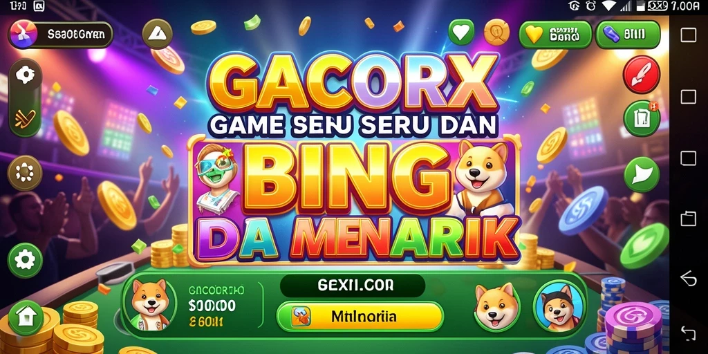 Screenshot GACORX menampilkan gameplay bingo yang menawan.