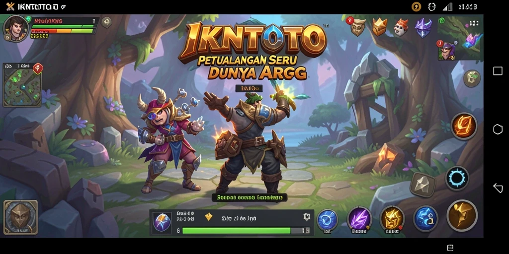 Screenshot gameplay IKNTOTO yang menampilkan pertarungan seru di dunia ARPG.