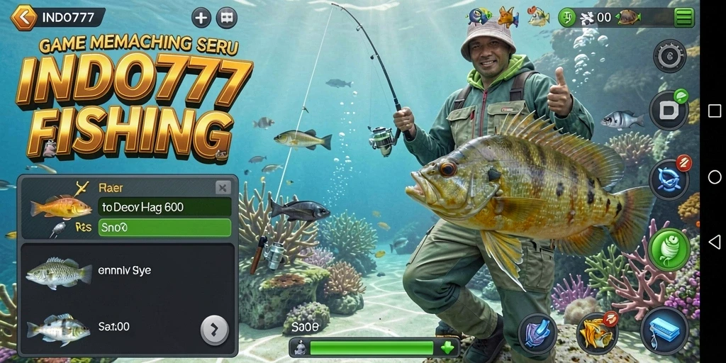 Tangkapan ikan besar dalam gameplay seru INDO777.