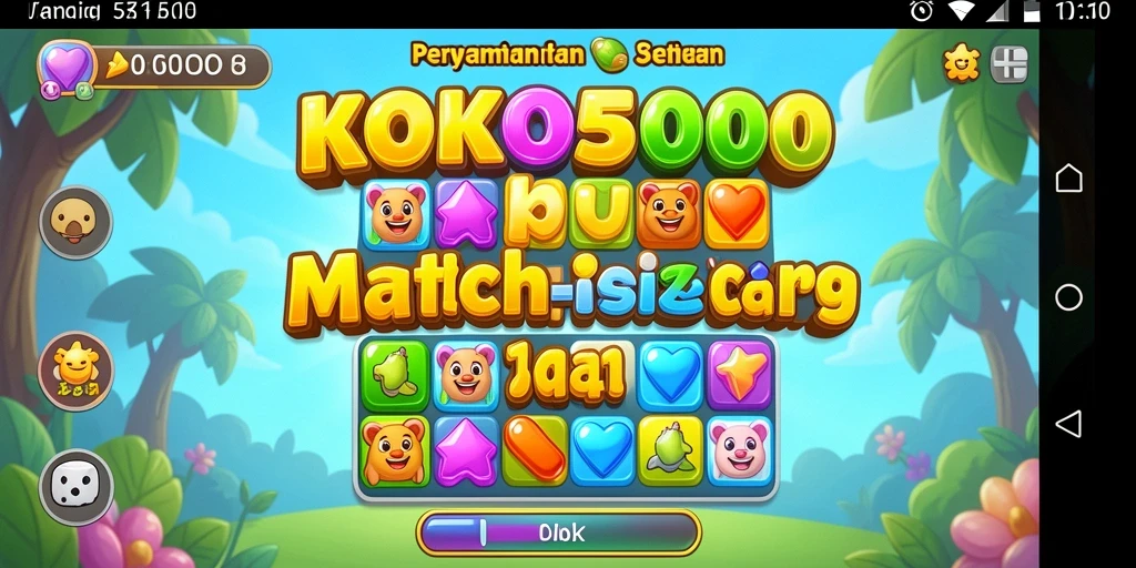 Tampilan gameplay KOKO5000 yang mengasyikkan dan penuh warna.