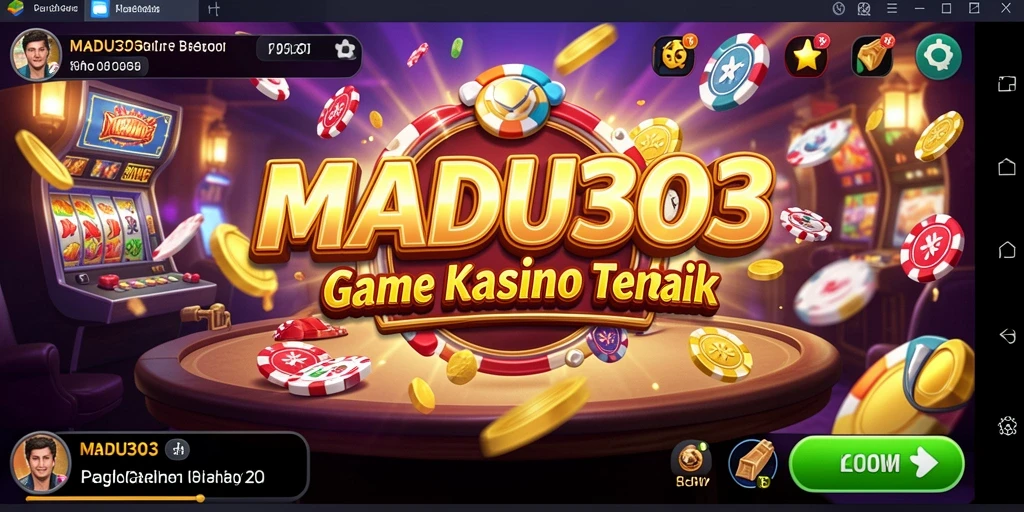 Tampilan layar permainan menarik dengan berbagai pilihan Kasino.
