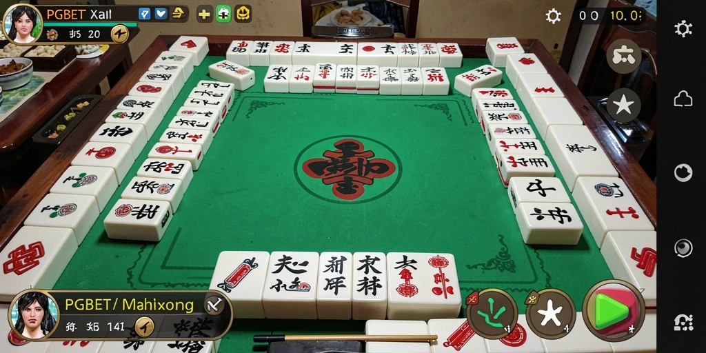 Tampilan gameplay seru PGBET dengan berbagai ubin Mahjong.