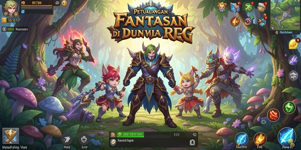 Tampilan gameplay seru dari game RPG RR789