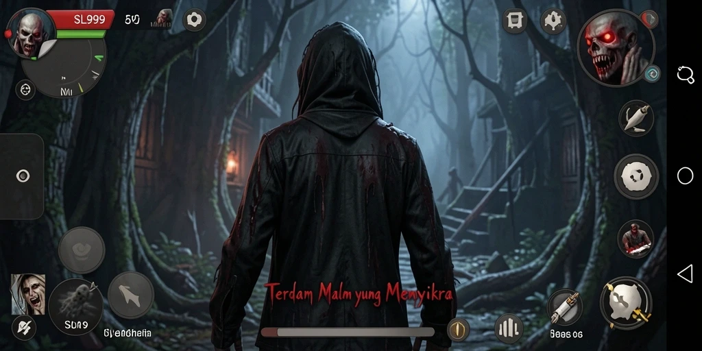Gameplay SL999 yang menampilkan suasana Horror yang mendebarkan.