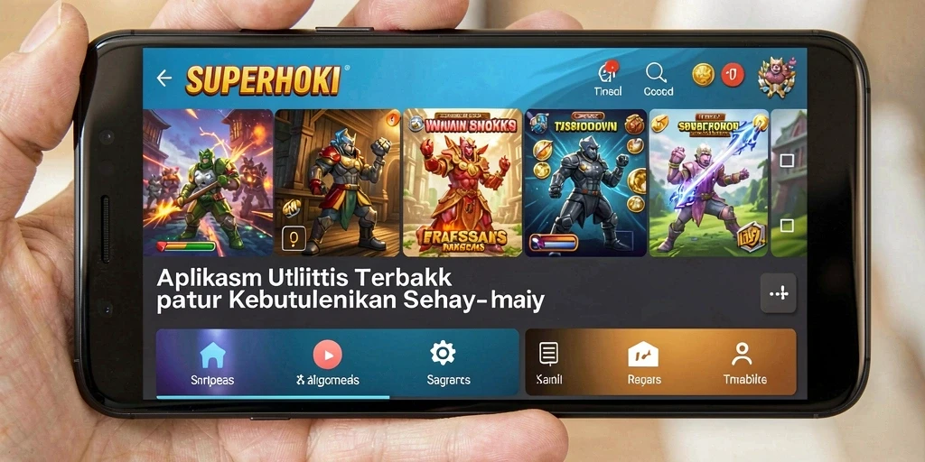 Tampilan antarmuka SUPERHOKI yang intuitif dan fungsional.