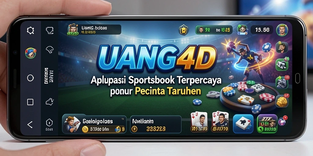 Screenshot utama UANG4D menampilkan fitur taruhan olahraga yang menarik.