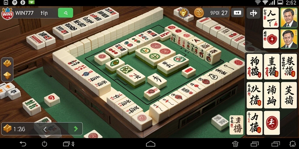 Gameplay Mahjong yang mengasyikkan dengan berbagai tantangan.